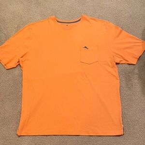 Tommy Bahama Orange Short-Sleeve RELAX  Pocket Tee Shirt